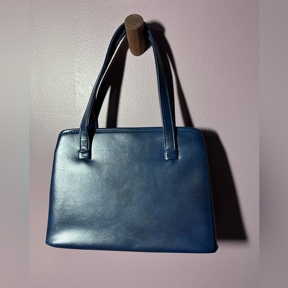 Handbags - Elegant Blue Vintage Handbag